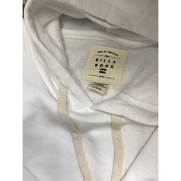 New. Billabong white hoodie sweatshirt. Medium. Retails. $49 - Picture 6 of 6